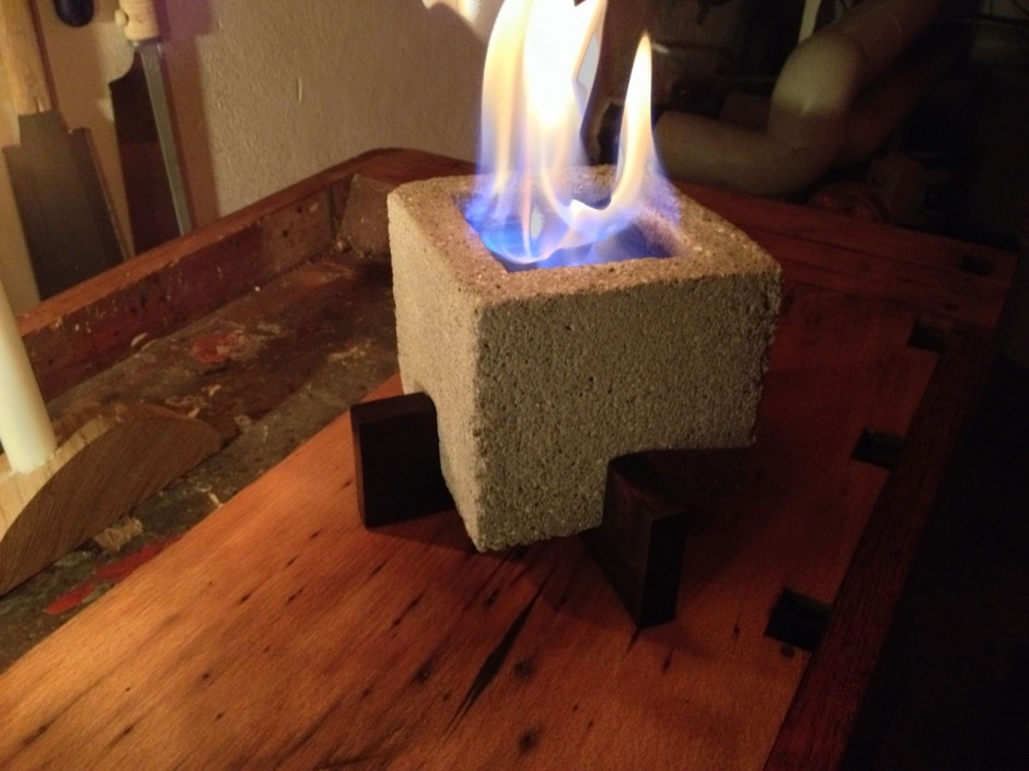 Concrete Fireplace
